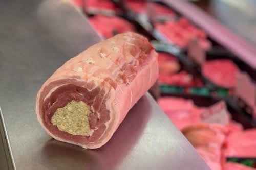 Boned and Rolled Stuffed Belly Pork
